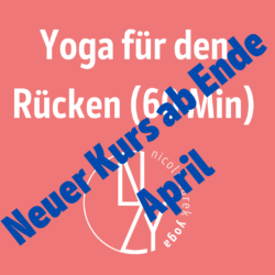 Yoga für den Rücken (60 Min), Mi, 19:00 - 20:00